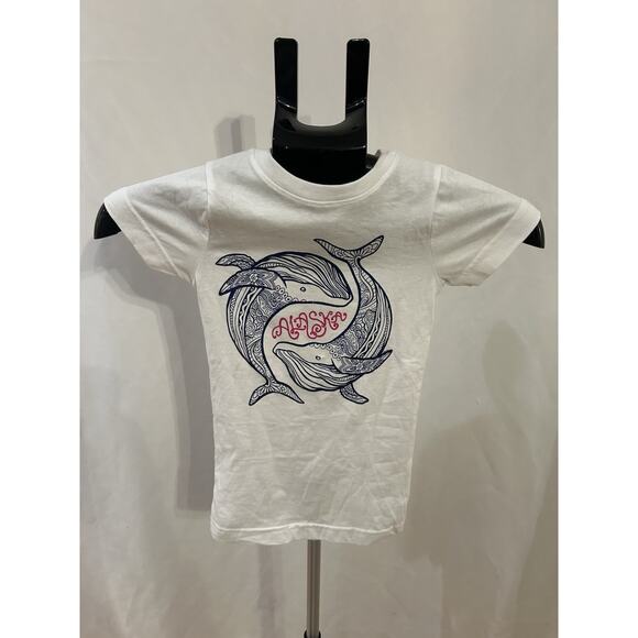 NWT Del Sol White Alaska T-Shirr Youth size XS - Picture 1 of 5
